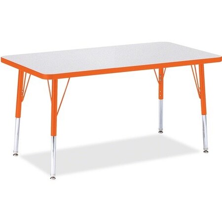 Jonti-Craft TABLE, RECTANGLE, 24X36, GY/OE JNT6478JCE114
